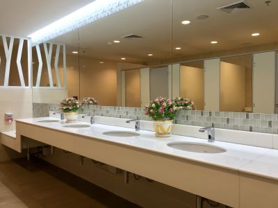 Wide Picture of Modern Bathroom